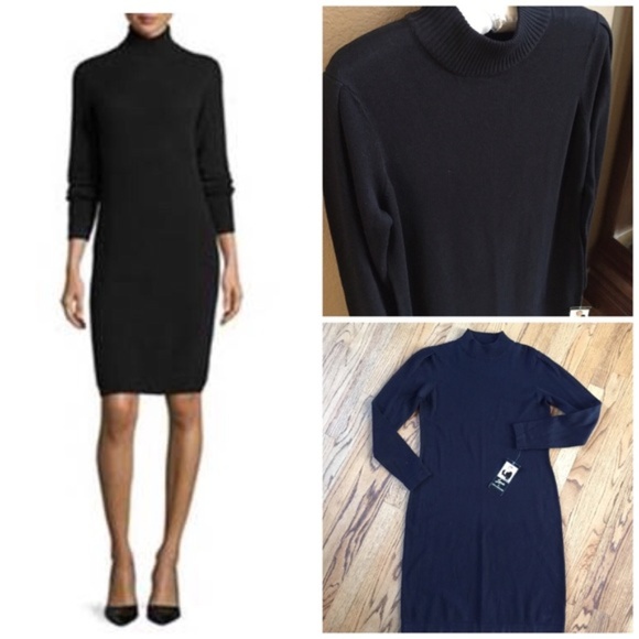 lennie for nina leonard sweater dress